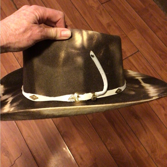 ♥️Rare Gorgeous boho dyed cowgirl hat main image 5